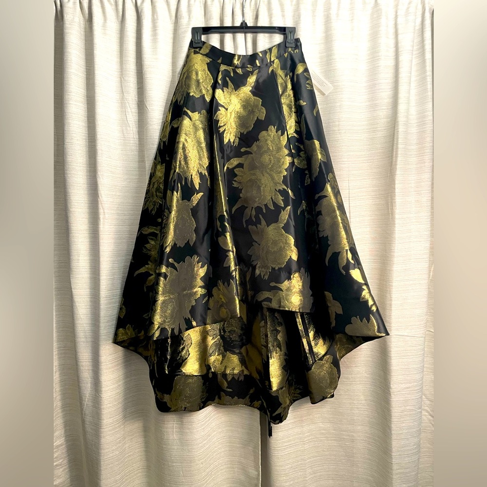 Eliza J Dresses Black & Gold Gown Skirt NEW WITH TAGS SIZE 6